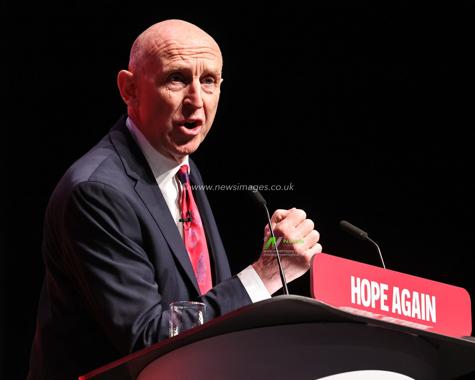Chancellor of the Exchequer John Healey MP speaks during the Labour Party Annual Conference Day Two at Convention Centre, Liverpool, United Kingdom on 28 September 2026

(Photo by Mark Cosgrove/News Images)