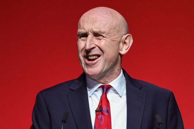 Chancellor of the Exchequer John Healey MP speaks during the Labour Party Annual Conference Day Two at Convention Centre, Liverpool, United Kingdom on 28 September 2026

(Photo by Mark Cosgrove/News Images)