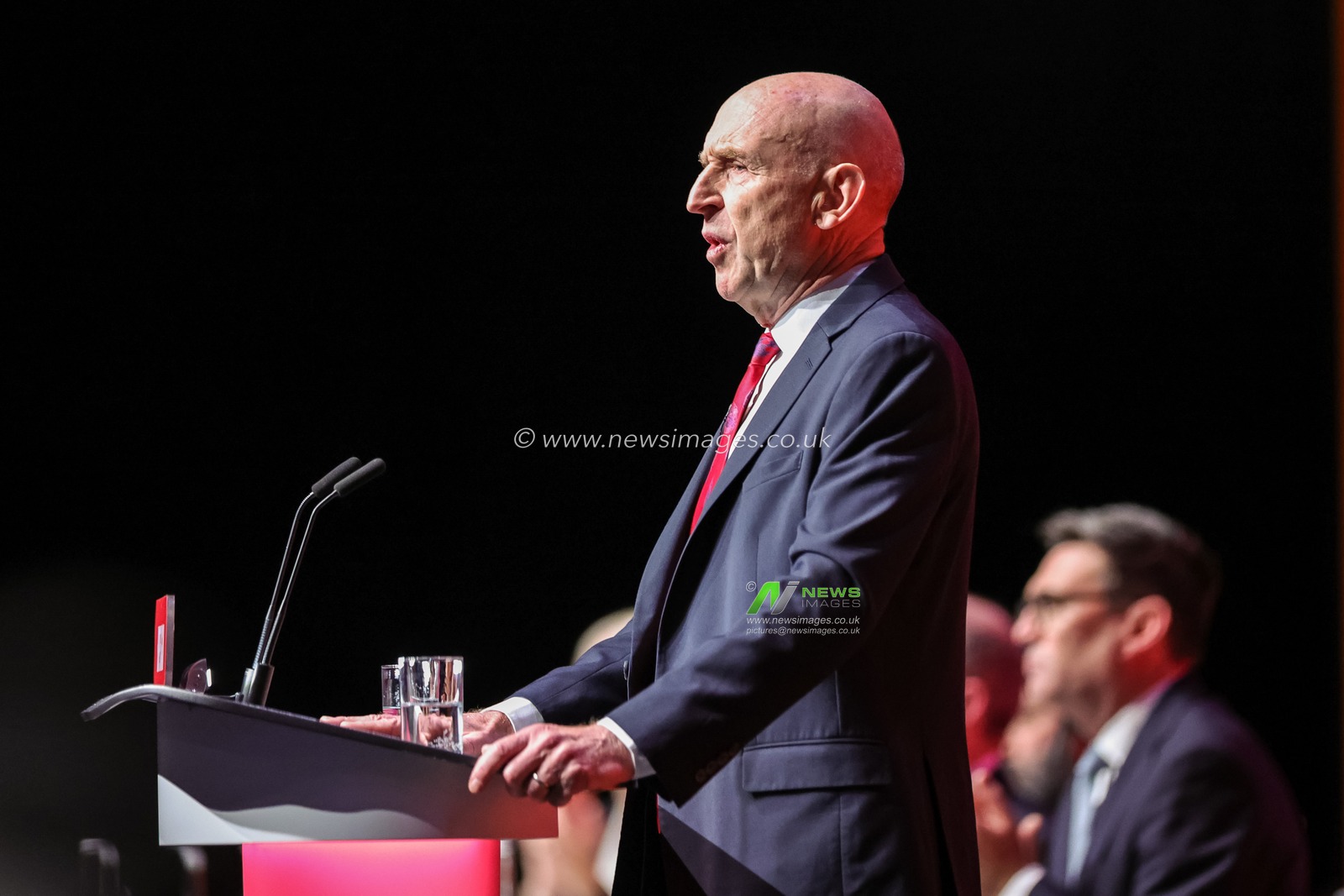 Chancellor of the Exchequer John Healey MP speaks during the Labour Party Annual Conference Day Two at Convention Centre, Liverpool, United Kingdom on 28 September 2026

(Photo by Mark Cosgrove/News Images)