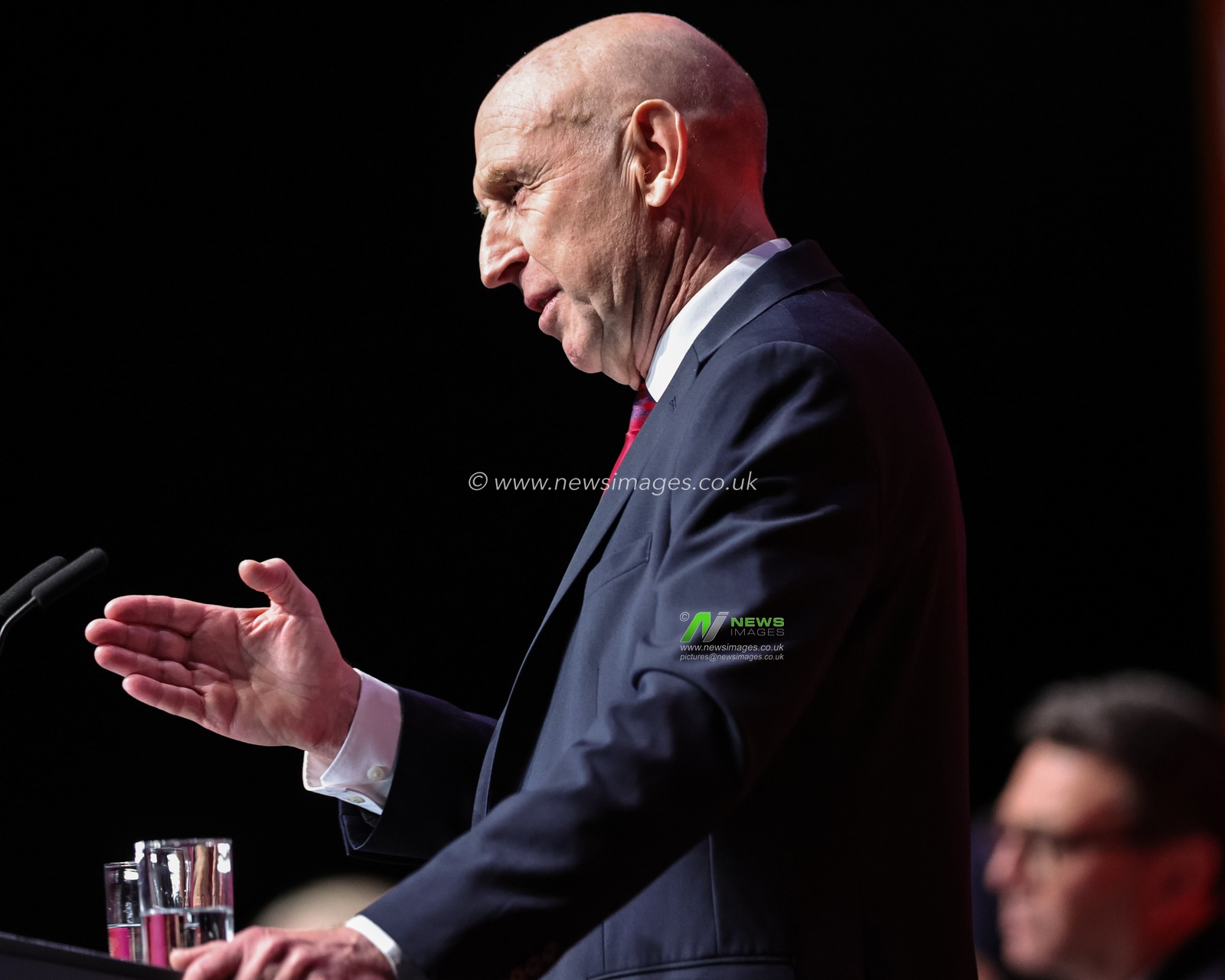 Chancellor of the Exchequer John Healey MP speaks during the Labour Party Annual Conference Day Two at Convention Centre, Liverpool, United Kingdom on 28 September 2026

(Photo by Mark Cosgrove/News Images)