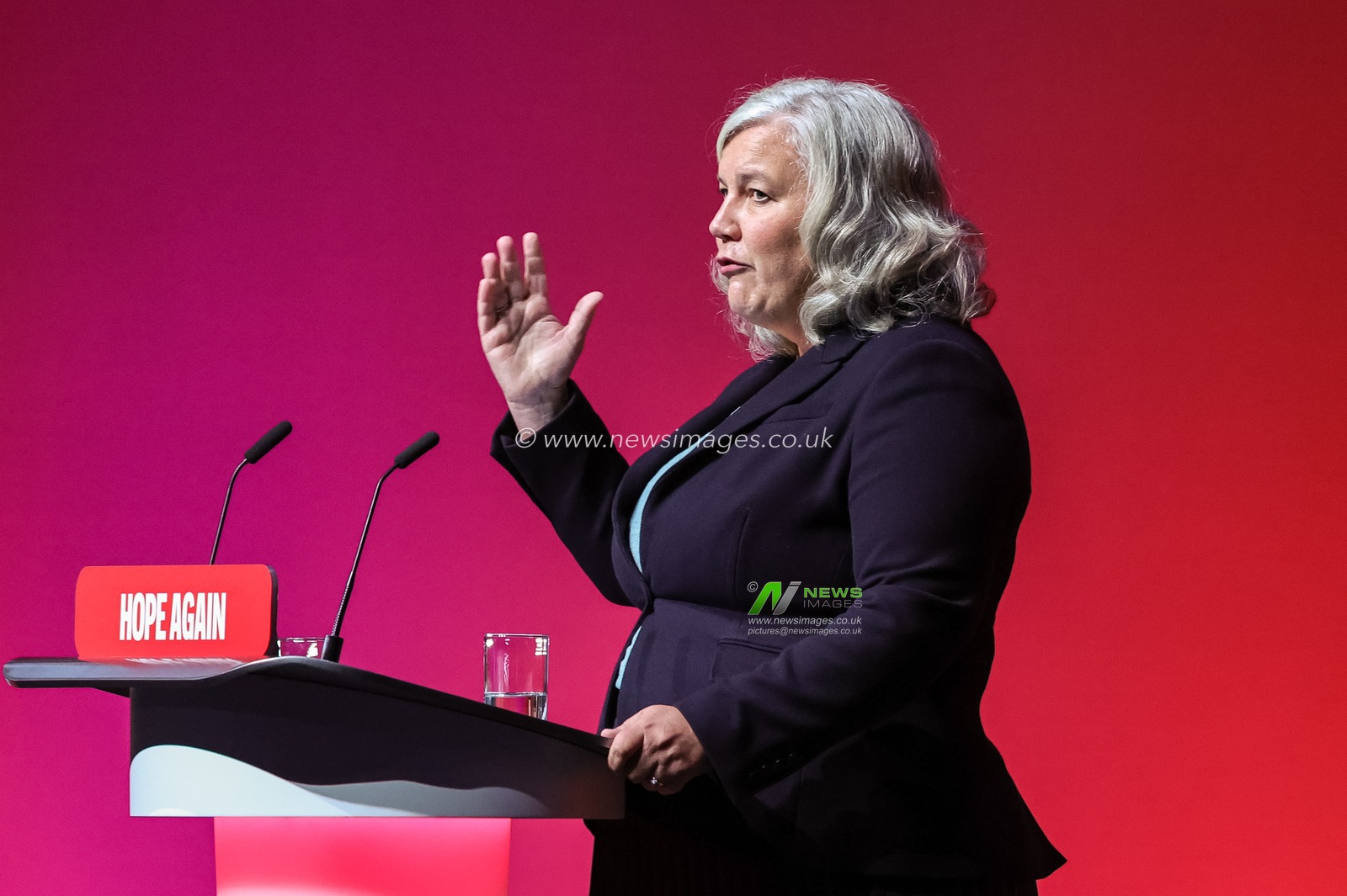 Secretary of State for Transport Heidi Alexander MP speaks during the Labour Party Annual Conference Day Two at Convention Centre, Liverpool, United Kingdom on 28 September 2026

(Photo by Mark Cosgrove/News Images)