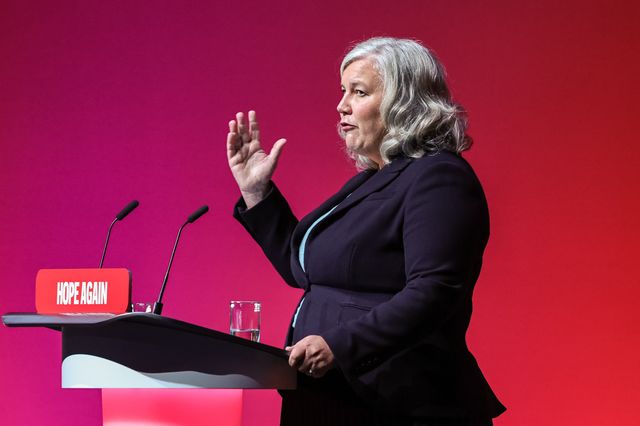Secretary of State for Transport Heidi Alexander MP speaks during the Labour Party Annual Conference Day Two at Convention Centre, Liverpool, United Kingdom on 28 September 2026

(Photo by Mark Cosgrove/News Images)