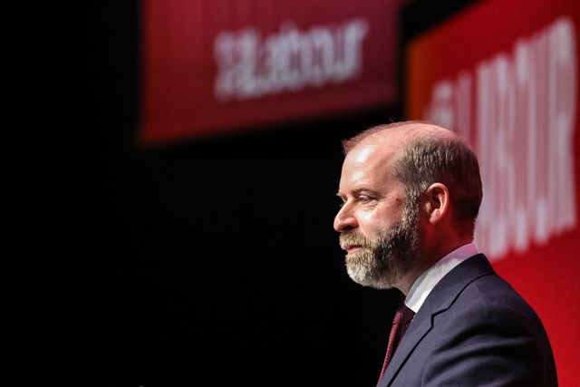 Secretary of State for Business, Innovation, Science and Trade Jonathan Reynolds MP speaks during the Labour Party Annual Conference Day Two at Convention Centre, Liverpool, United Kingdom on 28 September 2026

(Photo by Mark Cosgrove/News Images)
