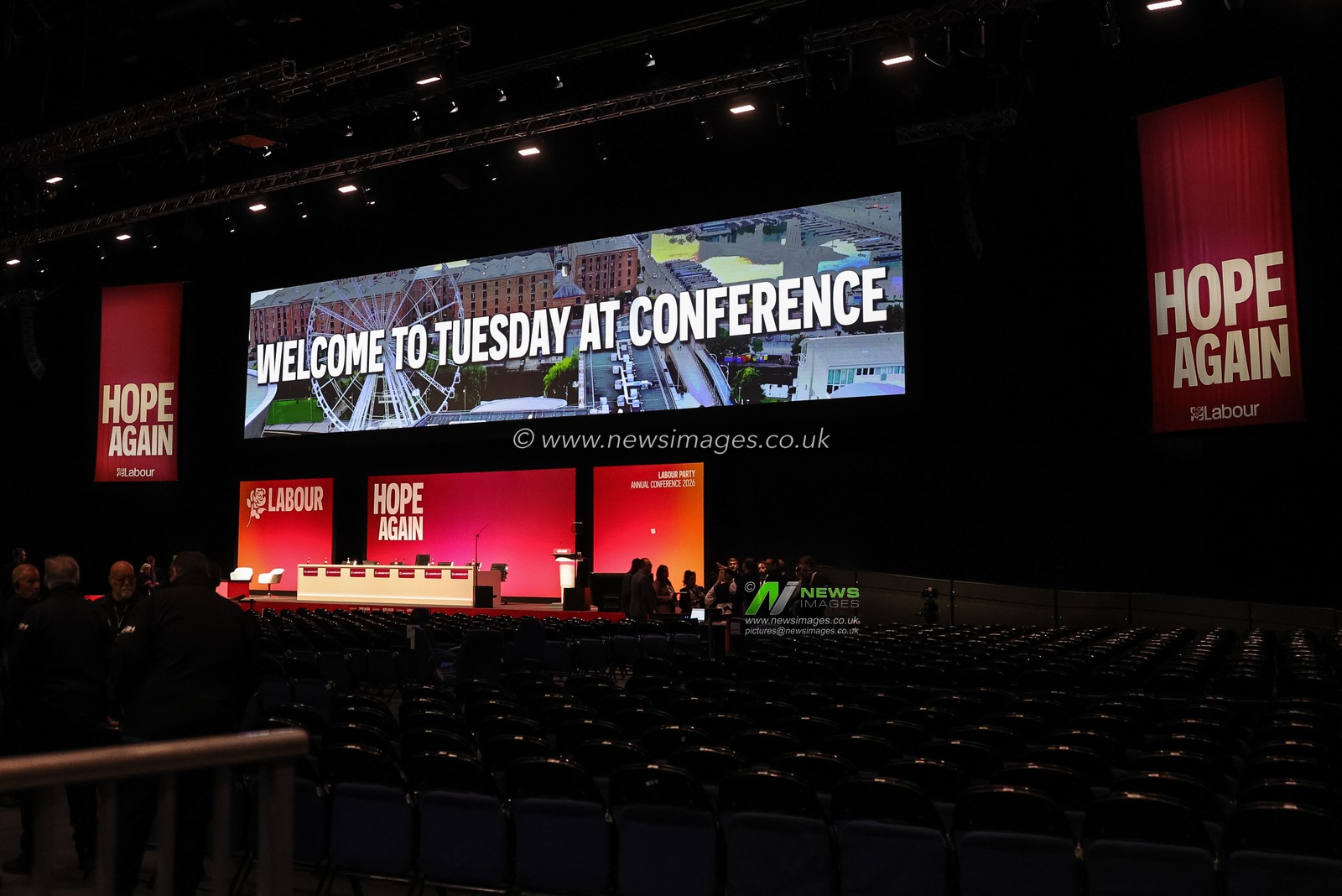 Welcome to Tuesday at the Conference general view during theLabour Party Annual Conference Day Three at Convention Centre, Liverpool, United Kingdom on 29 September 2026

(Photo by Mark Cosgrove/News Images)
