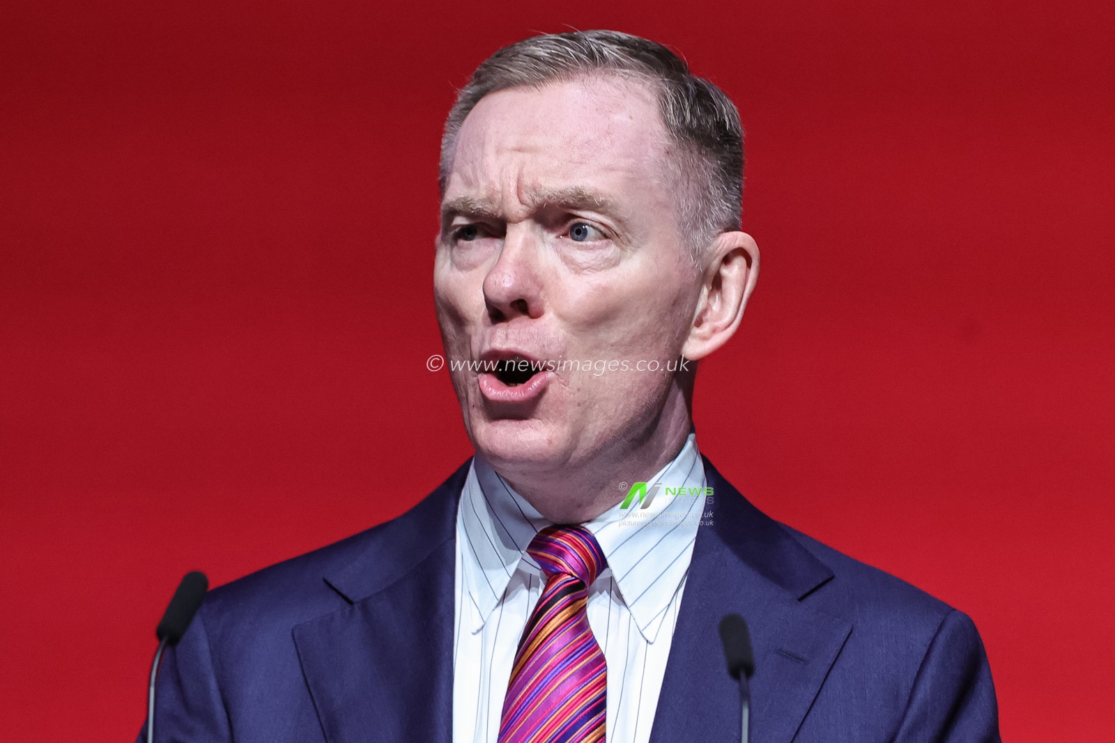 Sir Chris Bryant MP, Secretary of State for Northern Ireland speaks during the Labour Party Annual Conference Day Three at Convention Centre, Liverpool, United Kingdom on 29 September 2026

(Photo by Mark Cosgrove/News Images)