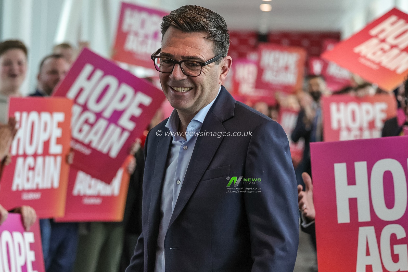 Andy Burnham MP, Prime Minister of the United Kingdom walks over the bridge of Hope Again during the Labour Party Annual Conference Day Three at Convention Centre, Liverpool, United Kingdom on 29 September 2026

(Photo by Mark Cosgrove/News Images)