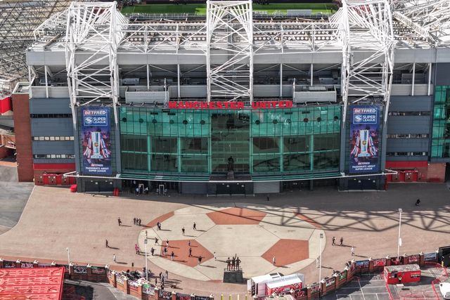 An aerial view of of Old Trafford ahead of the Betfred Super League Grand Final match Warrington Wolves vs Wakefield Trinity at Old Trafford, Manchester, United Kingdom on 03 October 2026

(Photo by Mark Cosgrove/News Images)
