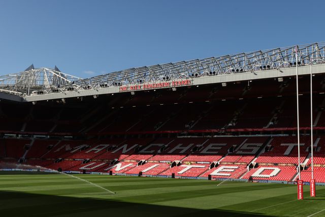 A general view of Old Trafford ahead of the Betfred Super League Grand Final match Warrington Wolves vs Wakefield Trinity at Old Trafford, Manchester, United Kingdom on 03 October 2026

(Photo by Alfie Cosgrove/News Images)
