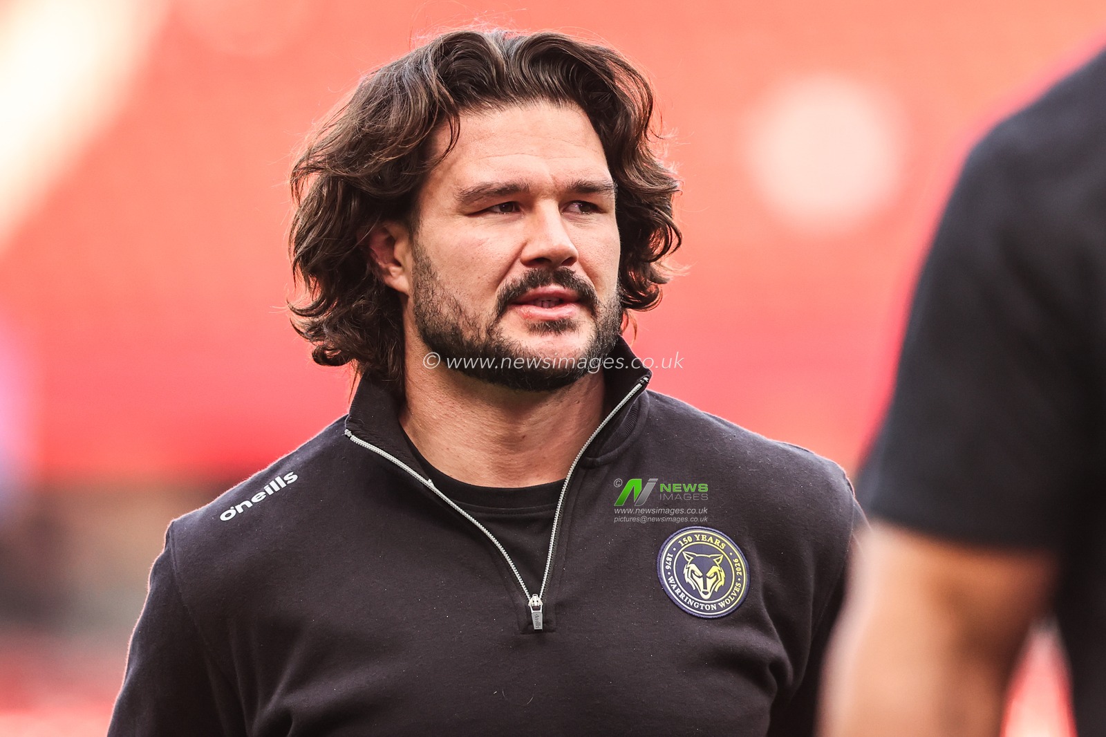 James Bentley of Warrington Wolves arrives during the Betfred Super League Grand Final match Warrington Wolves vs Wakefield Trinity at Old Trafford, Manchester, United Kingdom on 03 October 2026

(Photo by Alfie Cosgrove/News Images)