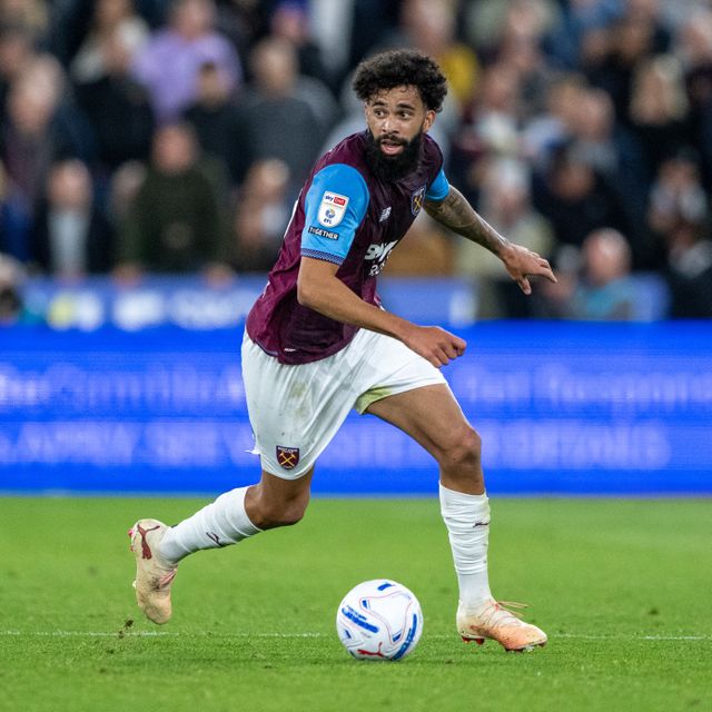 Pablo of West Ham United during the Sky Bet Championship match West Ham United vs Queens Park Rangers at London Stadium, London, United Kingdom on 09 October 2026

(Photo by Mike Turner/News Images)