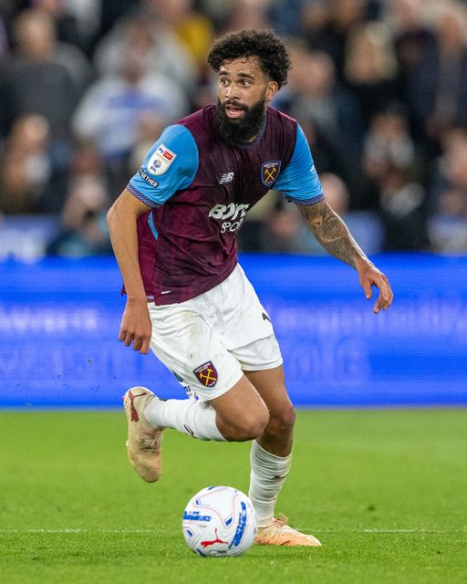 Pablo of West Ham United during the Sky Bet Championship match West Ham United vs Queens Park Rangers at London Stadium, London, United Kingdom on 09 October 2026

(Photo by Mike Turner/News Images)