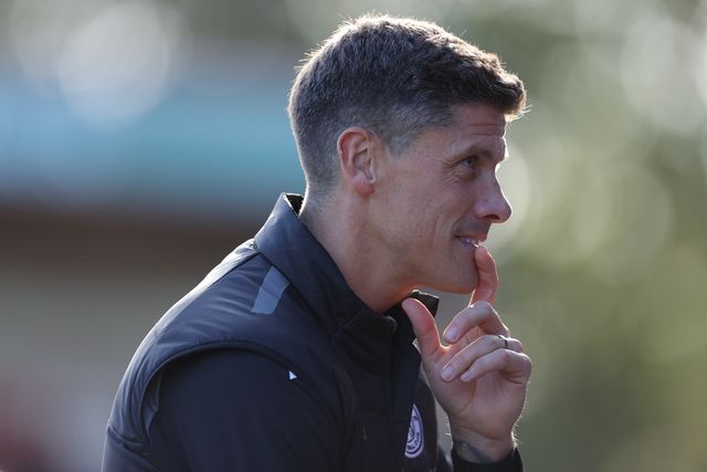 Alex Revell manager of Stevenage during the Sky Bet League One match Stevenage vs Wigan Athletic at Lamex Stadium, Stevenage, United Kingdom on 10 October 2026

(Photo by Harvey Murphy/News Images)