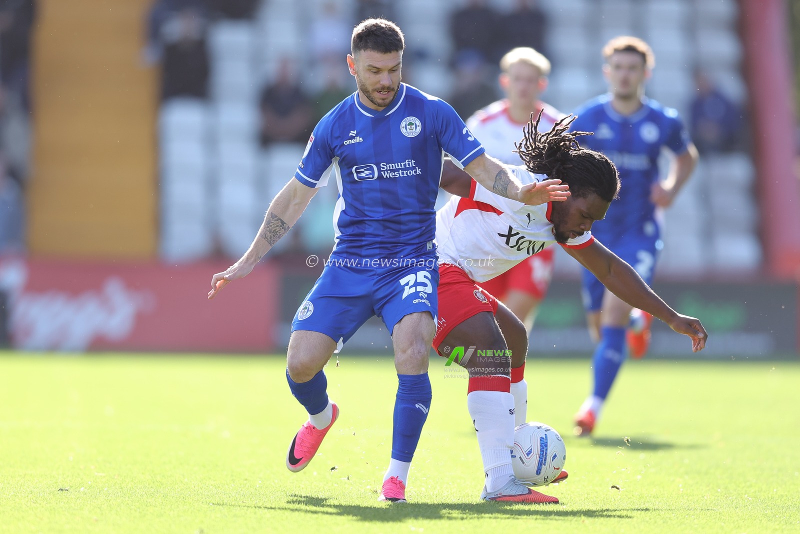 during the Sky Bet League One match Stevenage vs Wigan Athletic at Lamex Stadium, Stevenage, United Kingdom on 10 October 2026

(Photo by Harvey Murphy/News Images)