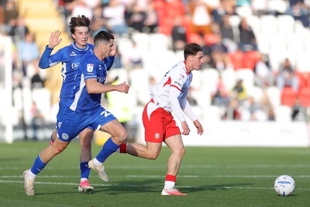 during the Sky Bet League One match Stevenage vs Wigan Athletic at Lamex Stadium, Stevenage, United Kingdom on 10 October 2026

(Photo by Harvey Murphy/News Images)