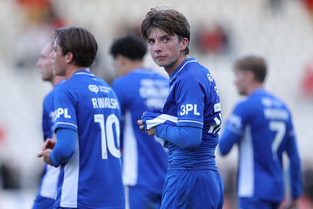Charlie Gray of Wigan Athletic at full time during the Sky Bet League One match Stevenage vs Wigan Athletic at Lamex Stadium, Stevenage, United Kingdom on 10 October 2026

(Photo by Harvey Murphy/News Images)