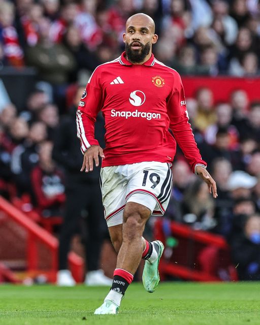 Bryan Mbeumo of Manchester United during the Premier League match Manchester United vs Tottenham Hotspur at Old Trafford, Manchester, United Kingdom on 10 October 2026

(Photo by Mark Cosgrove/News Images)