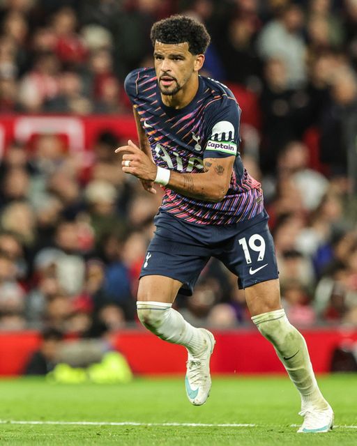 Dominic Solanke of Tottenham Hotspur during the Premier League match Manchester United vs Tottenham Hotspur at Old Trafford, Manchester, United Kingdom on 10 October 2026

(Photo by Mark Cosgrove/News Images)