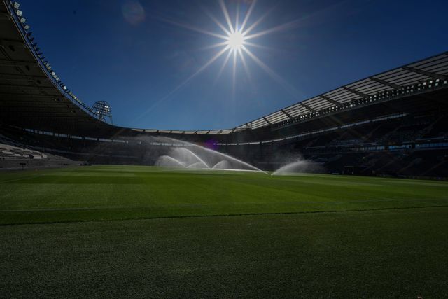 A general view of the stadium, pitch and stands during the Premier League match Hull City vs Everton at MKM Stadium, Hull, United Kingdom on 11 October 2026

(Photo by Maynard Manyowa/News Images)
