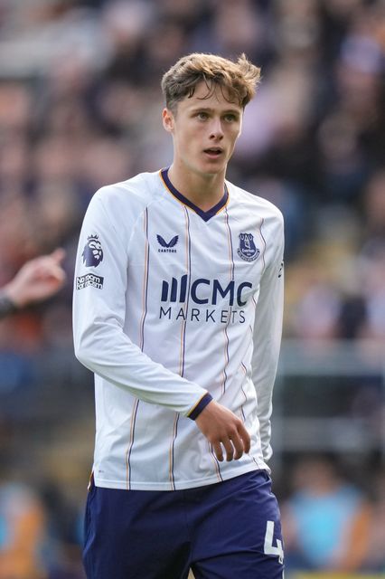 Harrison Armstrong of Everton during the Premier League match Hull City vs Everton at MKM Stadium, Hull, United Kingdom on 11 October 2026

(Photo by Maynard Manyowa/News Images)