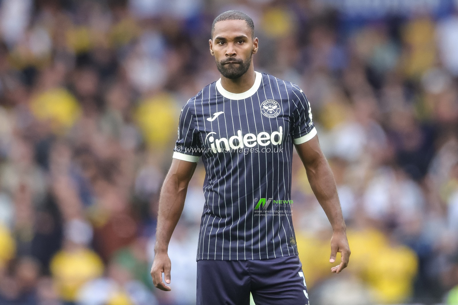 Rico Henry of Brentford during the Premier League match Leeds United vs Brentford at Elland Road, Leeds, United Kingdom on 30 August 2026

(Photo by Mark Cosgrove/News Images)