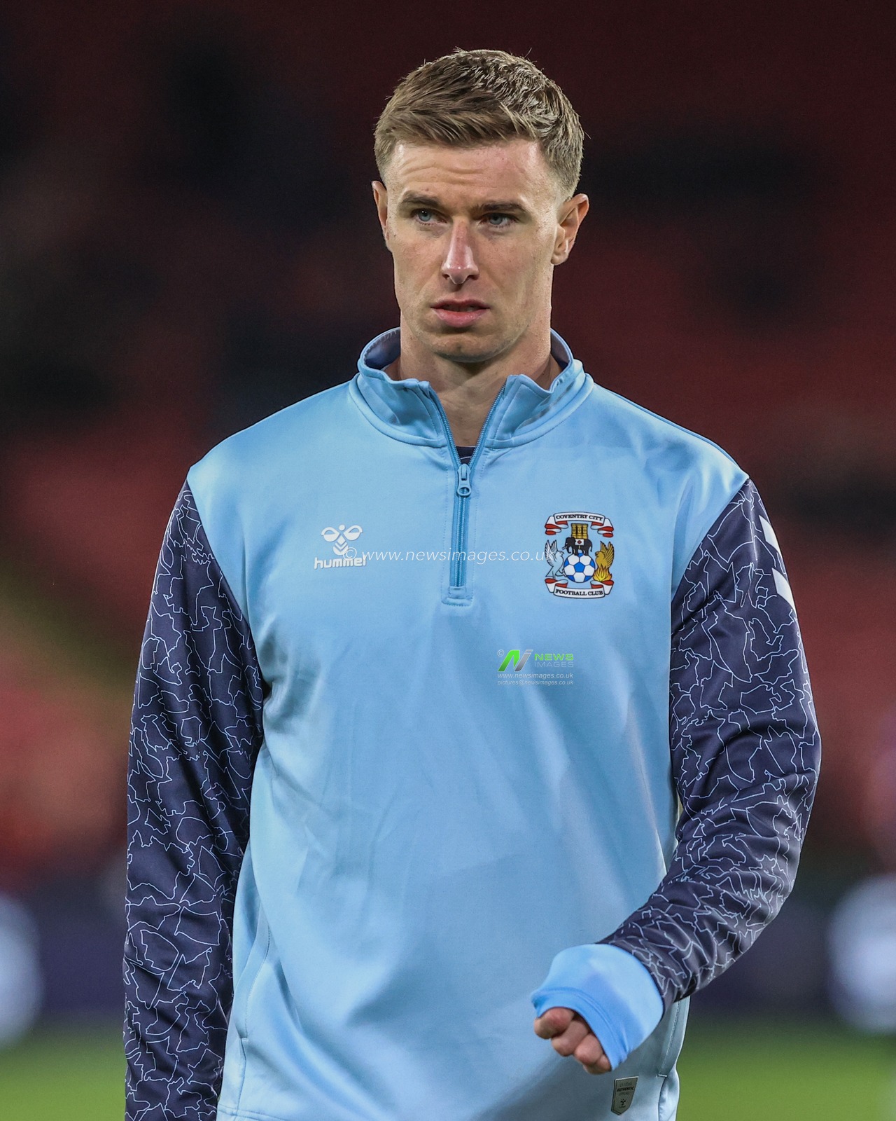 Ben Sheaf of Coventry City in the pregame warmup session during the Sky Bet Championship match Sheffield United vs Coventry City at Bramall Lane, Sheffield, United Kingdom, 28th March 2025

(Photo by Alfie Cosgrove/News Images)