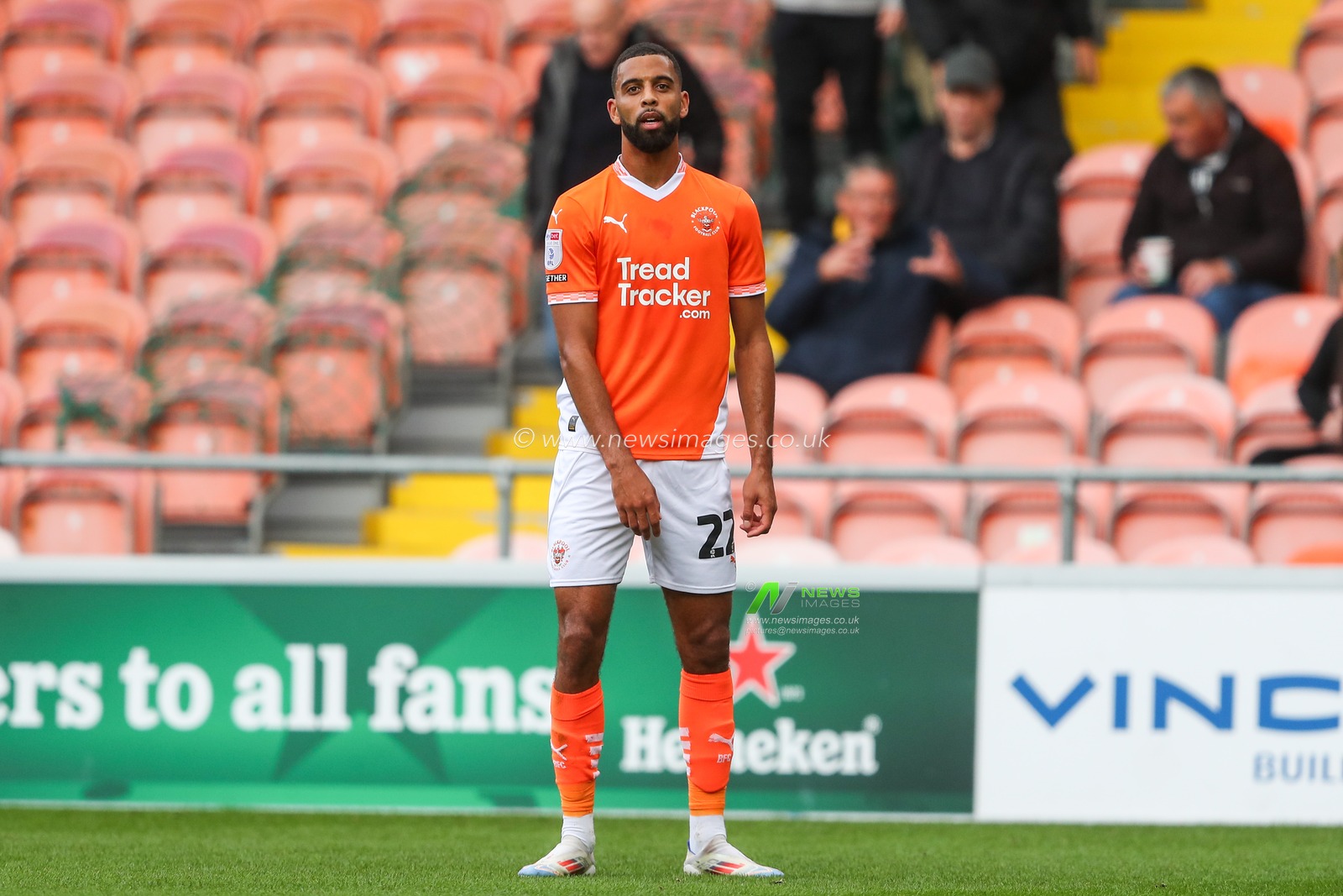 CJ Hamilton of Blackpool during the Sky Bet League 1 match Blackpool vs Burton Albion at Bloomfield Road, Blackpool, United Kingdom, 28th September 2024

(Photo by Gareth Evans/News Images)