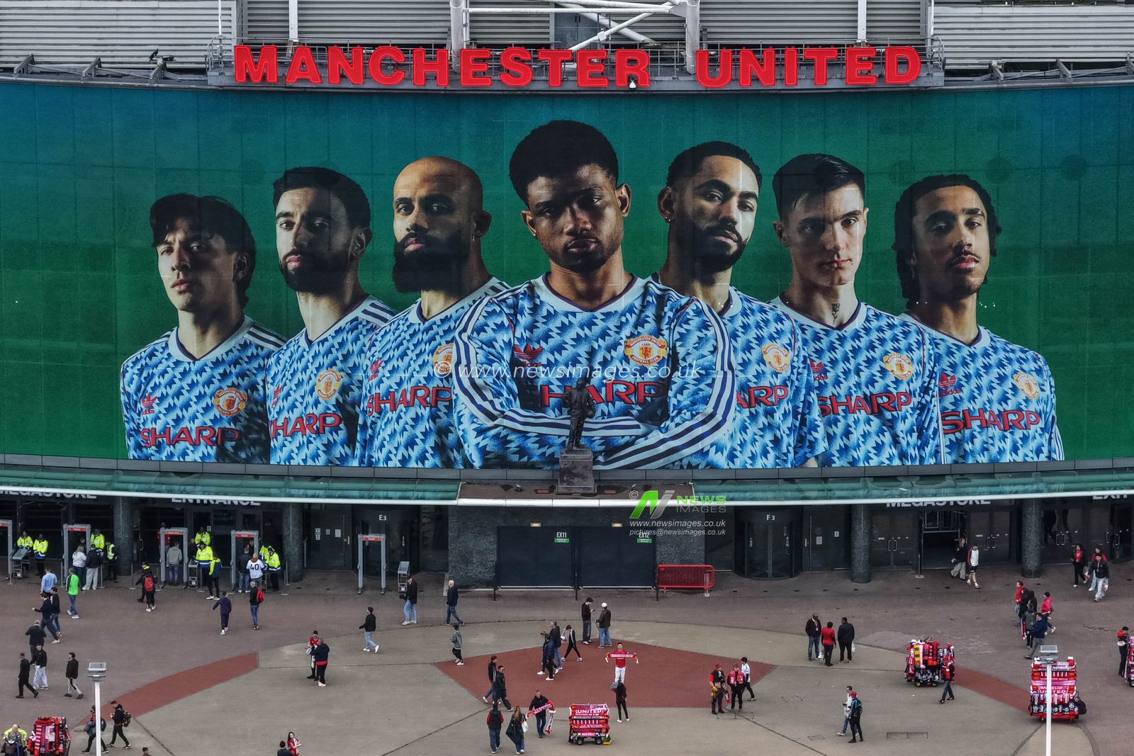 An aerial view of Old Trafford during the Premier League match Manchester United vs Liverpool at Old Trafford, Manchester, United Kingdom on 03 May 2026

(Photo by Mark Cosgrove/News Images)