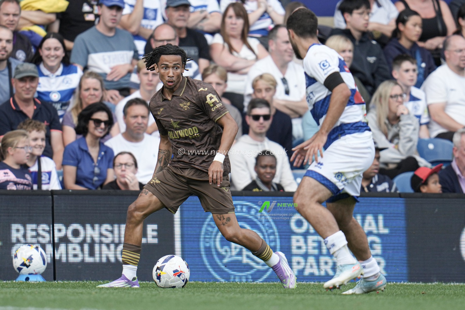 Romelle Donovan during the Pre-season friendly match Queens Park Rangers vs Brentford at Kiyan Prince Foundation Stadium, London, United Kingdom, 2nd August 2025

(Photo by Harvey Murphy/News Images)