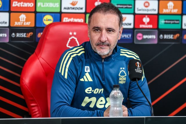 Nottingham Forest open training session and pre-match press conference