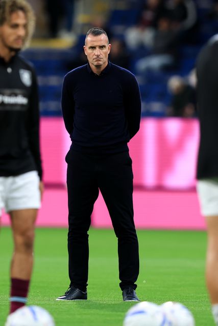 Nicky Hayen manager of Burnley watches teams warms up ahead of the Sky Bet Championship match Burnley vs Middlesbrough at Turf Moor, Burnley, United Kingdom on 02 September 2026

(Photo by Jorge Horsted/News Images)