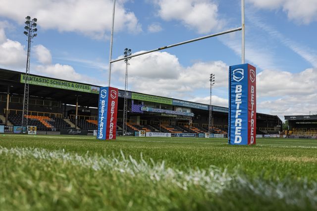 A general view of The OneBore Stadium during the Betfred Super League round 12 match Castleford Tigers vs St Helens at OneBore Stadium, Castleford, Untied Kingdom on 23 May 2026

(Photo by Mark Cosgrove/News Images)