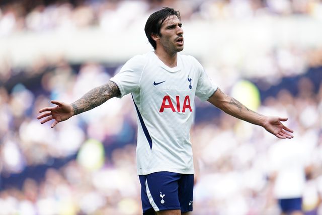 Sandro Tonali of Tottenham Hotspur during the pre-season friendly match Tottenham Hotspur vs Hoffenheim at Tottenham Hotspur Stadium, London, United Kingdom on 15 August 2026

(Photo by Harvey Murphy/News Images)