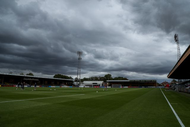 A general view of Abbey Stadium prior to the Pre-season friendly match Cambridge United vs Charlton Athletic at Abbey Stadium, Cambridge, United Kingdom, 26th July 2025

(Photo by Izzy Poles/News Images)
