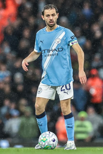 Bernardo Silva of Manchester City during the Premier League match Manchester City vs Crystal Palace at Etihad Stadium, Manchester, United Kingdom on 13 May 2026

(Photo by Mark Cosgrove/News Images)