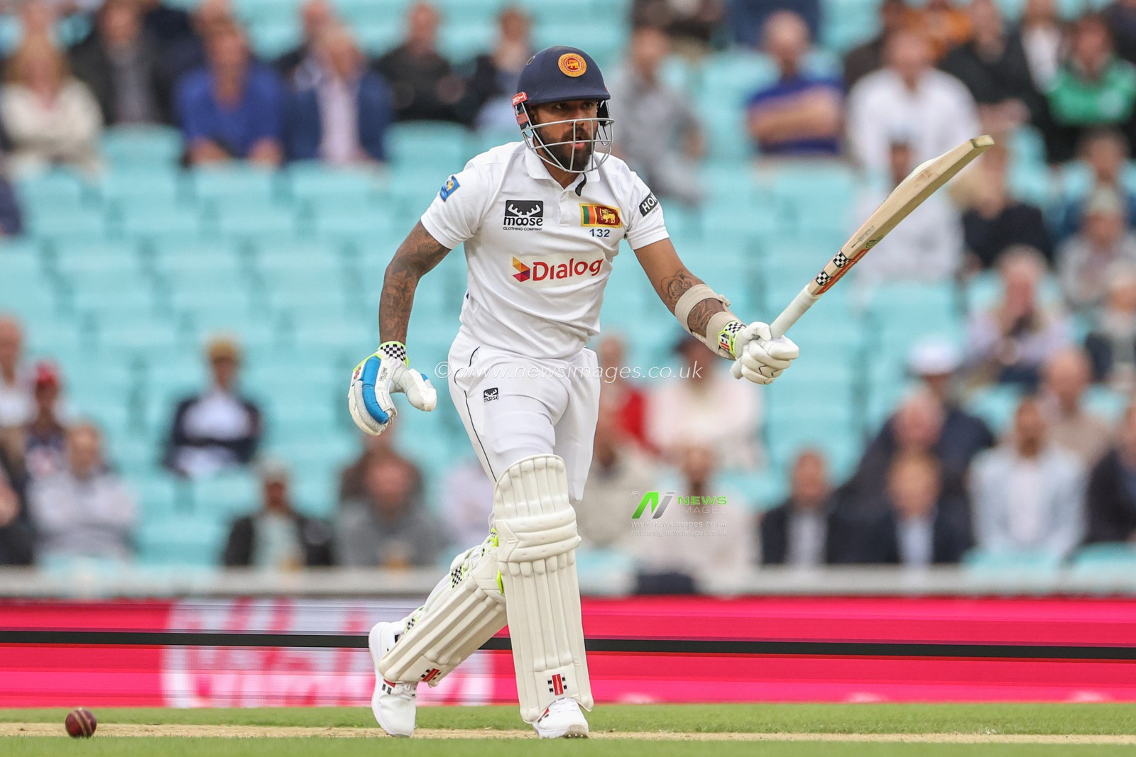 Kusal Mendis of Sri Lanka calls no ball during the 3rd Rothesay Test Match Day Four England v Sri Lanka at The Kia Oval, London, United Kingdom, 9th September 2024

(Photo by Mark Cosgrove/News Images)