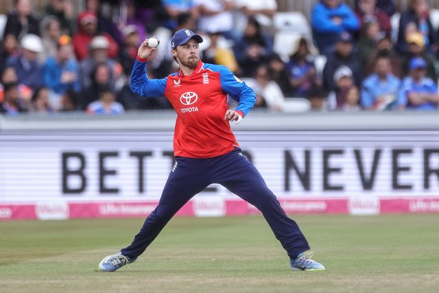 Phil Salt of England fields the ball during the First Vitality T20 International match England vs India at Banks Homes Riverside Stadium, Chester-le-street, United Kingdom on 01 July 2026

(Photo by Mark Cosgrove/News Images)