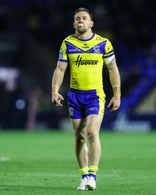 Matt Dufty of Warrington Wolves during the Betfred Super League Round 9 match Warrington Wolves vs St Helens at Halliwell Jones Stadium, Warrington, United Kingdom, 24th April 2025

(Photo by Gareth Evans/News Images)