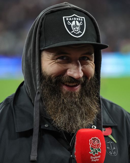 Former England rugby player Joe Marler during the Quilter Nations Series 2025 match England vs Fiji at Allianz Stadium, Twickenham, United Kingdom, 8th November 2025

(Photo by Mark Cosgrove/News Images)

*** GER AUT SUI OUT ***