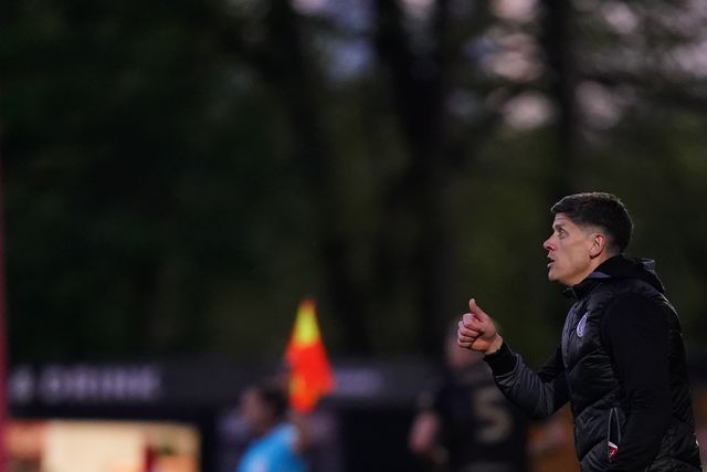 Alex Revell manager of Stevenage during the Sky Bet League One match Stevenage vs Barnsley at Lamex Stadium, Stevenage, United Kingdom on 21st April 2026

(Photo by Harvey Murphy/News Images)