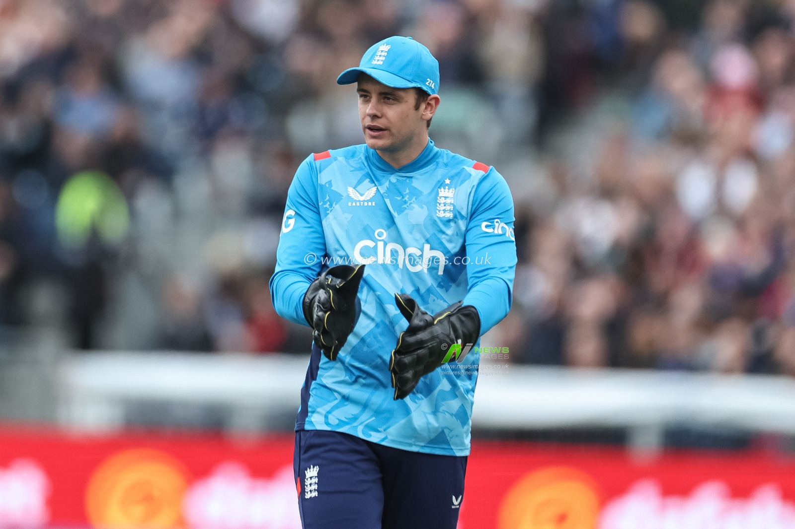 Jamie Smith of England during the Third Metro Bank One Day International match England vs Australia at The Seat Unique Riverside, Chester-le-street, United Kingdom, 24th September 2024

(Photo by Mark Cosgrove/News Images)