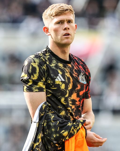 Lewis Hall of Newcastle United in the pregame warmup session during the Premier League match Newcastle Untied vs West Ham United at St. James's Park, Newcastle, United Kingdom on 17 May 2026

(Photo by Alfie Cosgrove/News Images)