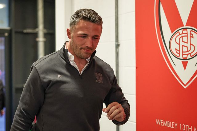 Sam Burgess Head Coach of Warrington Wolves arrives during the Betfred Super League Round 5 match St Helens vs Warrington Wolves at Totally Wicked Stadium, St Helens, United Kingdom, 21st March 2025

(Photo by Mark Cosgrove/News Images)