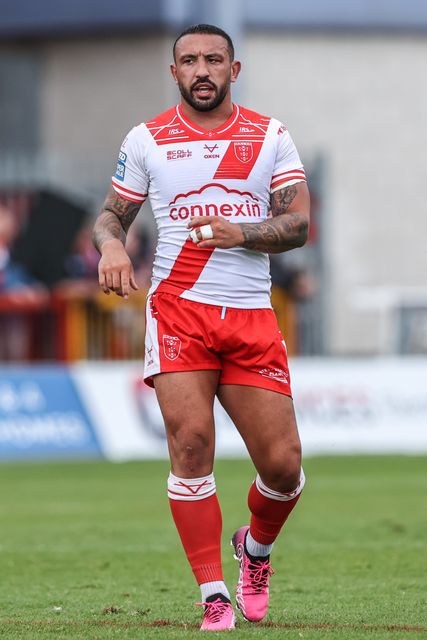 Elliot Minchella of Hull KR during the Betfred Super League round 17 match Hull KR vs Leeds Rhinos at Sewell Group Craven Park, Kingston upon Hull, United Kingdom, 6th July 2025

(Photo by Alfie Cosgrove/News Images)