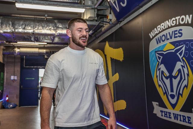 Danny Walker of Warrington Wolves arrives during the Betfred Super League round 15 match Warrington Wolves vs Huddersfield Giants at Halliwell Jones Stadium, Warrington, United Kingdom, 21st June 2025

(Photo by Alfie Cosgrove/News Images)