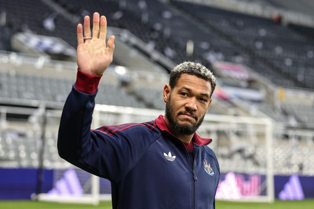 Joelinton of Newcastle Untied arrives during the Emirates FA Cup 5th Round  match Newcastle Untied vs Manchester City at St. James's Park, Newcastle, United Kingdom on 07 March 2026

(Photo by Mark Cosgrove/News Images)