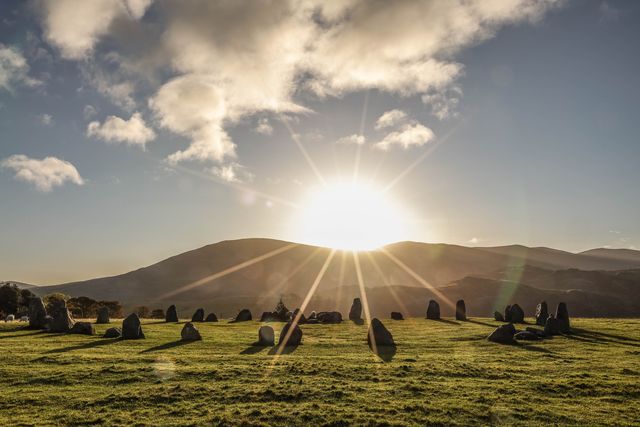 Sunrise at Castlerigg Stone Circle in the Lake District