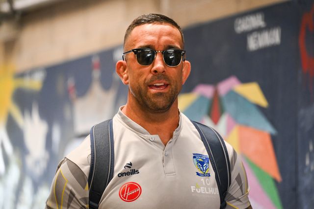 Paul Vaughan of Warrington Wolves arrives ahead of  the Betfred Super League Round 11 match Warrington Wolves vs Hull KR at Halliwell Jones Stadium, Warrington, United Kingdom, 9th May 2024

(Photo by Craig Thomas/News Images)