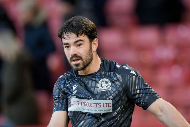 Eiran Cashin of Blackburn Rovers in the pregame warmup session  during the Sky Bet Championship match Sheffield United vs Blackburn Rovers at Bramall Lane, Sheffield, United Kingdom on 22 April 2026

(Photo by Maynard Manyowa/News Images)
