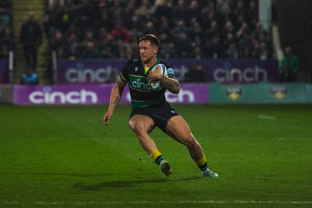 Tom Seabrook during the Gallagher Premiership match Northampton Saints vs Leicester Tigers at Cinch Stadium at Franklin's Gardens, Northampton, United Kingdom, 21st March 2025

(Photo by Craig Evans/News Images)