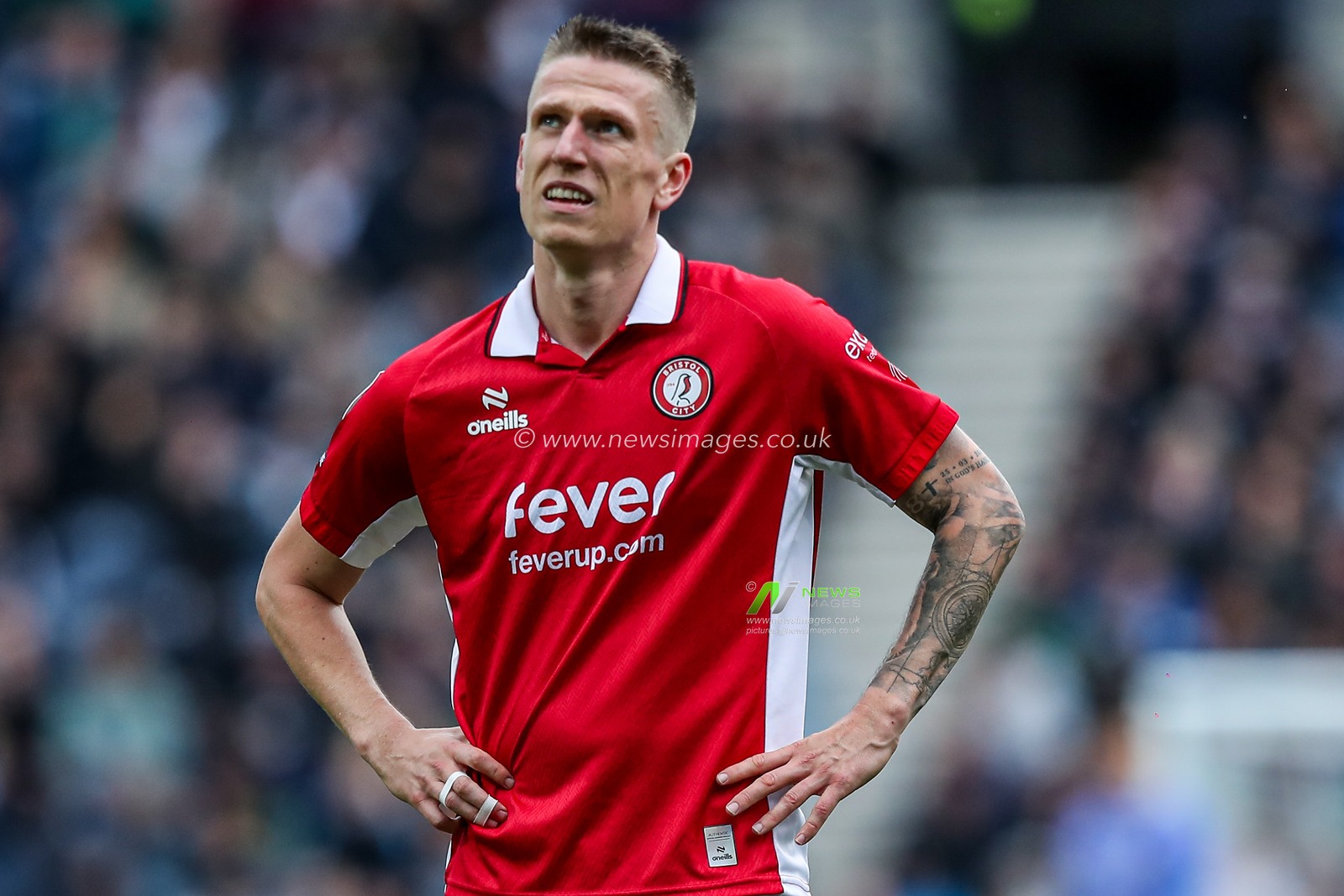 Emil Riis Jakobsen of Bristol City during the Sky Bet Championship match Preston North End vs Bristol City at Deepdale, Preston, United Kingdom, 27th September 2025

(Photo by Jorge Horsted/News Images)
